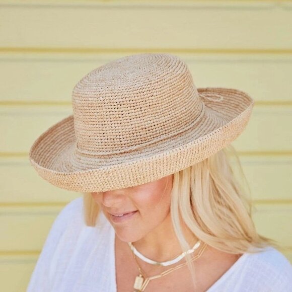 Scala Accessories - Scala Tan Straw Hat
